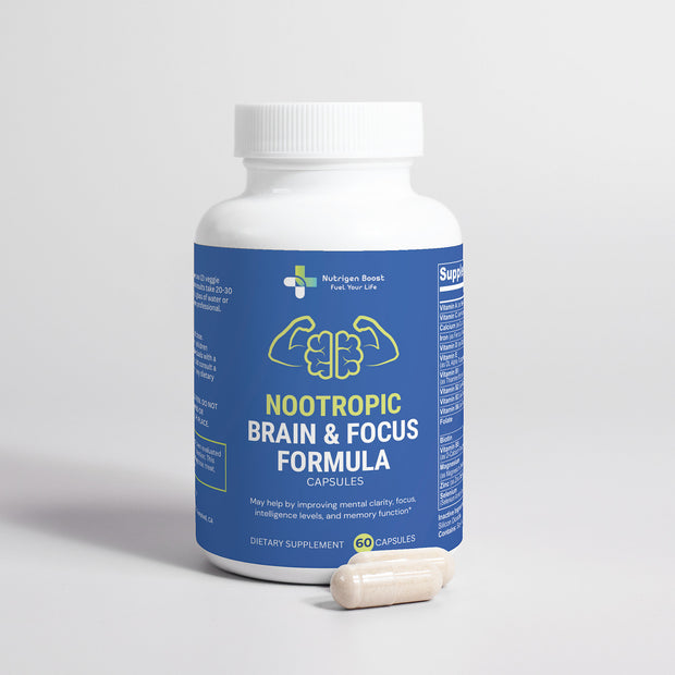 Nootropic Brain & Focus Formula - Nutrigen Boost