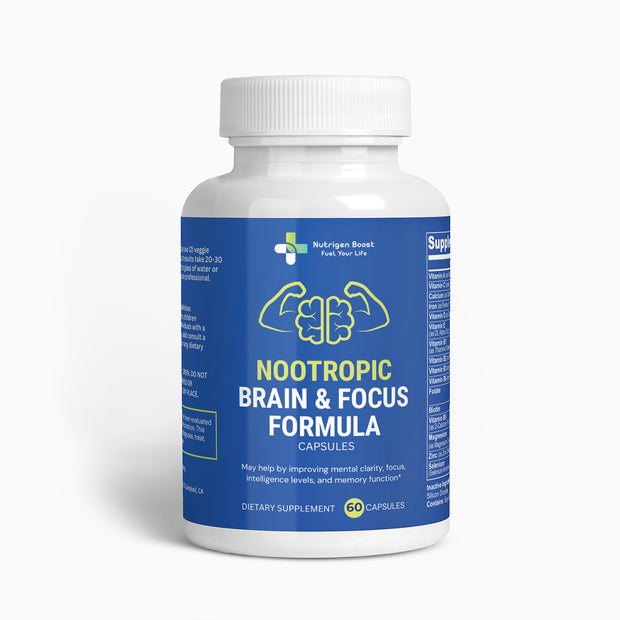 Nootropic Brain & Focus Formula - Nutrigen Boost