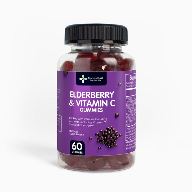 Elderberry & Vitamin C Gummies - Nutrigen Boost