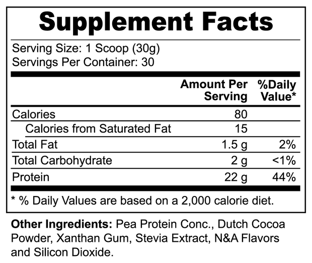 Vegan Pea Protein (Chocolate) - Nutrigen Boost