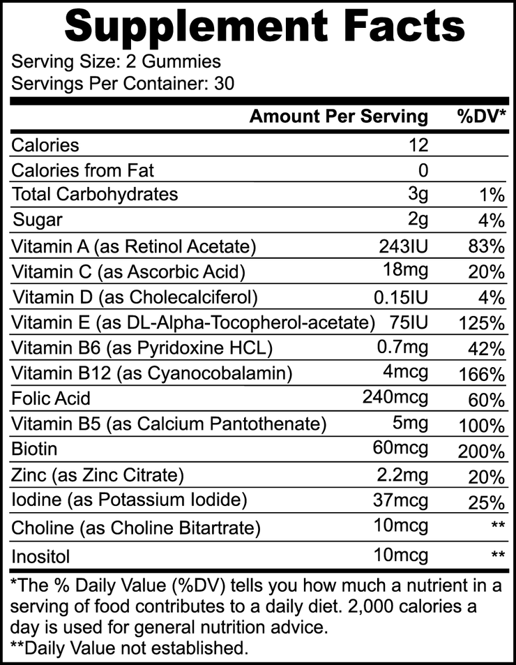 Multivitamin Bear Gummies (Adult) - Nutrigen Boost