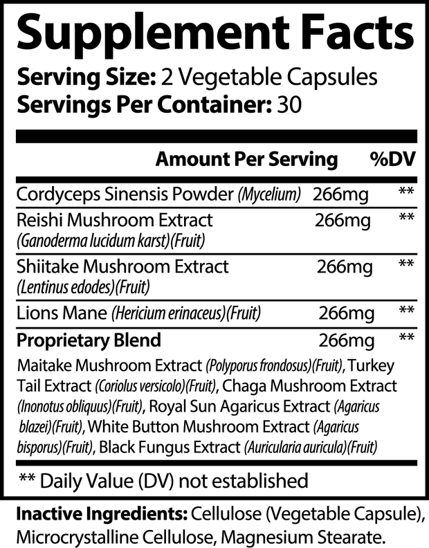 Mushroom Complex 10 X - Nutrigen Boost