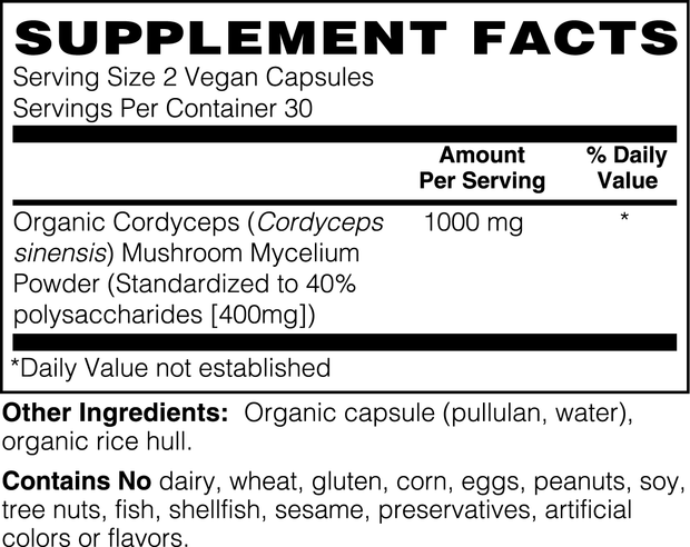 Cordyceps Mushroom - Nutrigen Boost